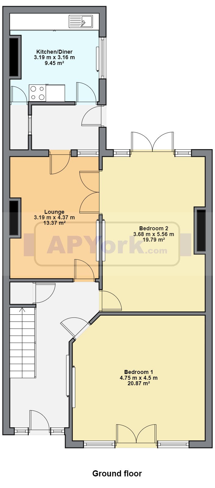 intake ave 287 ground